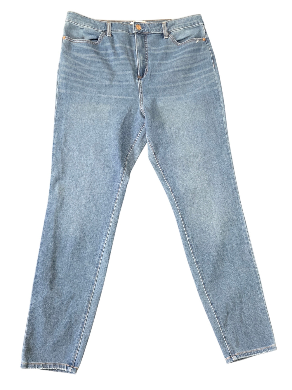 NWOT LC Lauren Conrad Light Blue Jeans Super High-Rise Super Skinny Size 16